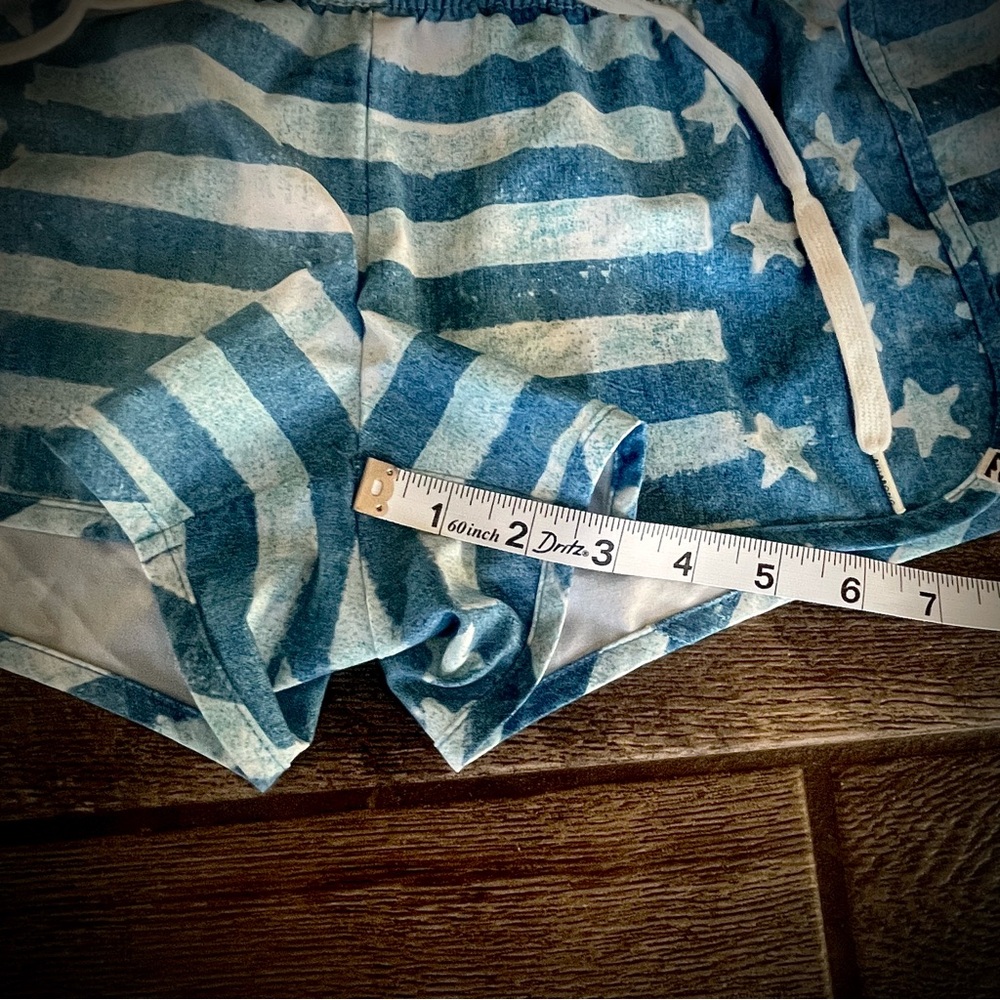 Billabong shades of blue Stars and Stripes swim shorts M - Picture 5 of 6